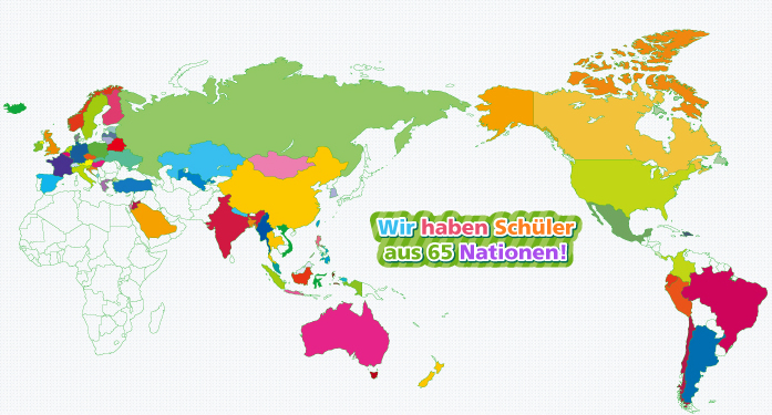 Wir haben Schüler aus 65 Nationen!