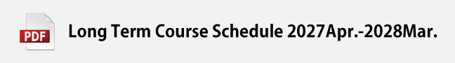 Long Term Course Schedule 2027