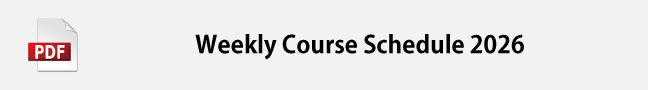 Weekly Course Schedule 2026